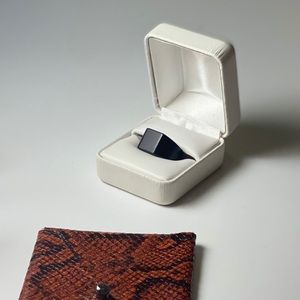 Vitaly x Lorde Matte Black Unisex Ring - Size 7